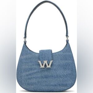 Alexander Wang Blue Denim Shoulder Bag